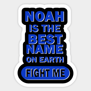 Noah Boys Name Birthday Gift Quote Sticker